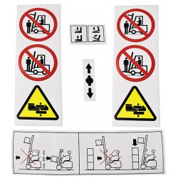 Aufkleber für Gabelstapler...